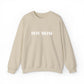 Embroidered Boy Mom Crewneck Sweatshirt — Mom Life Pullover