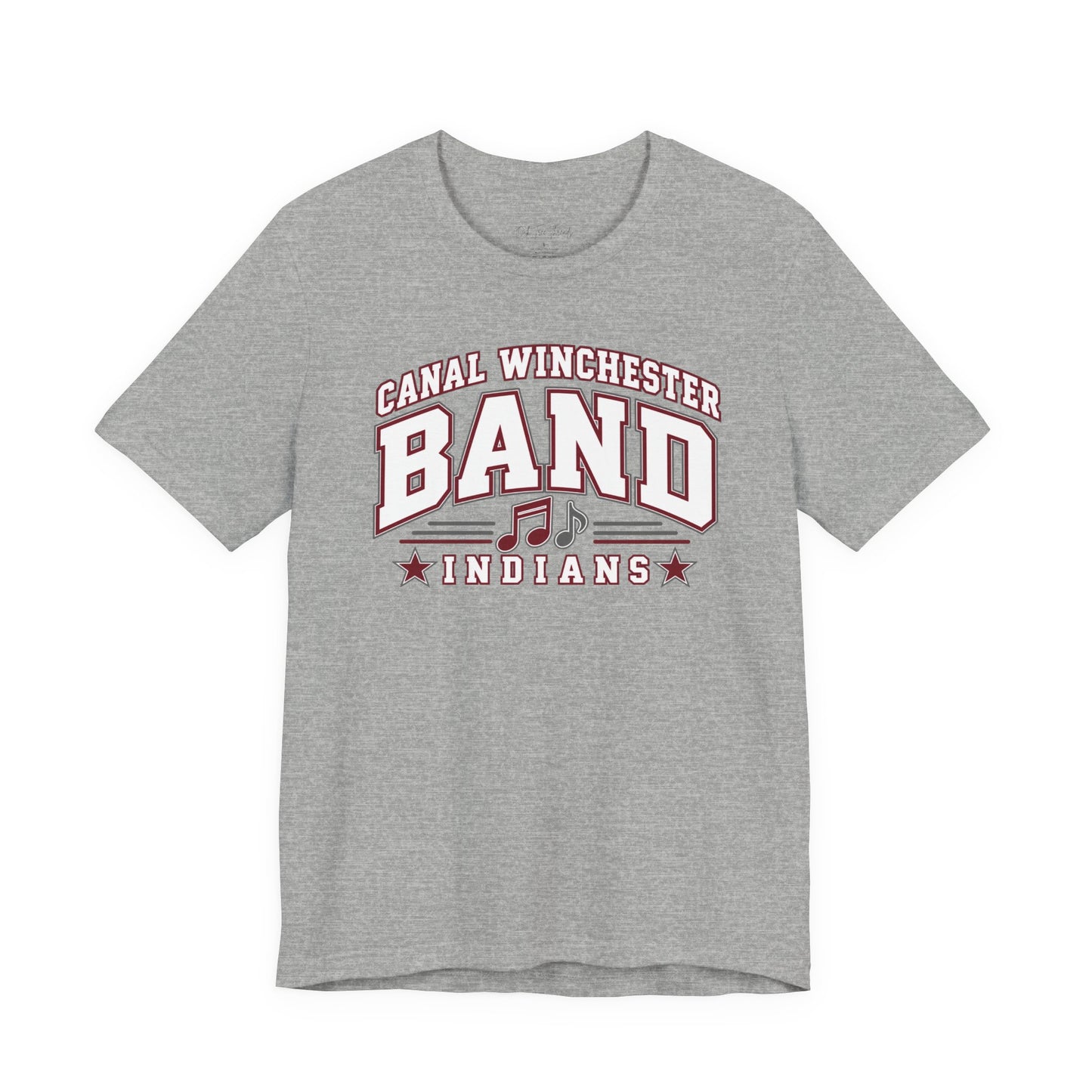 Canal Winchester Indians Band Bella+Canvas Tee