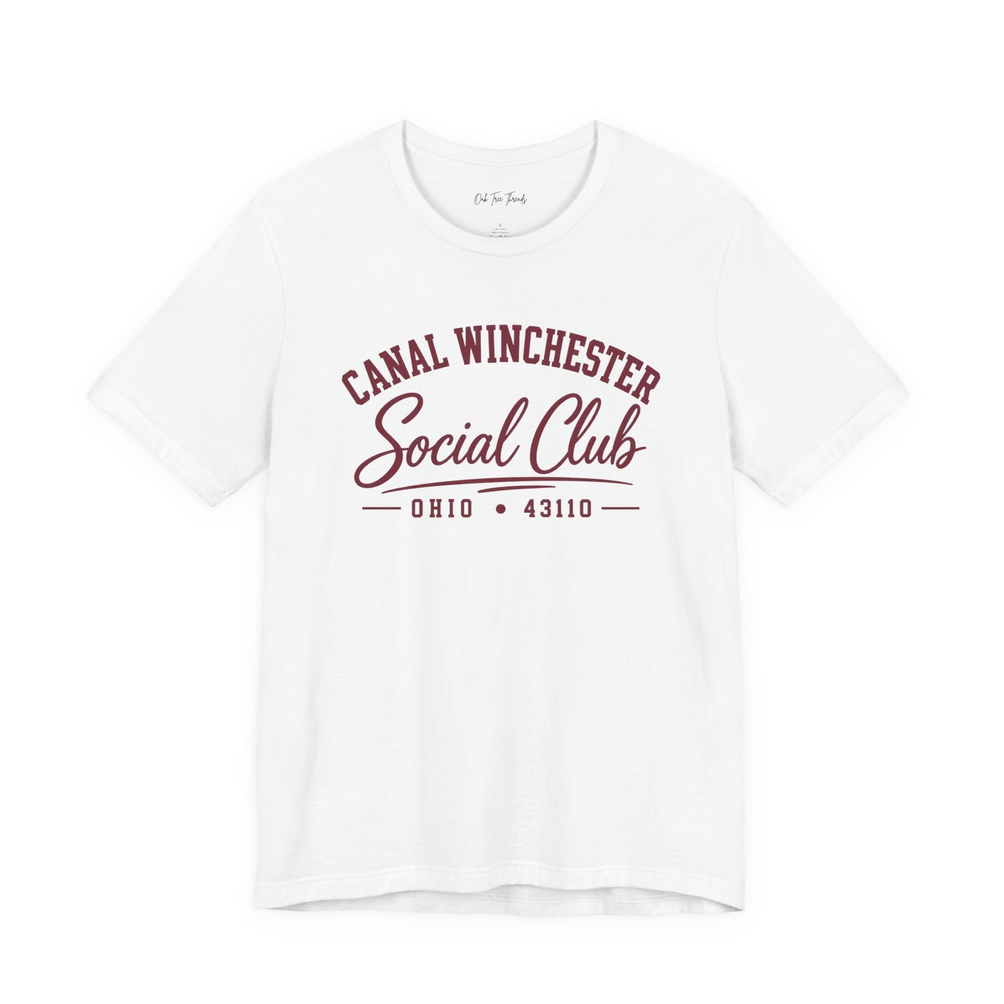 Canal Winchester Social Club Tee — Ohio 43110 Vintage Script T-Shirt