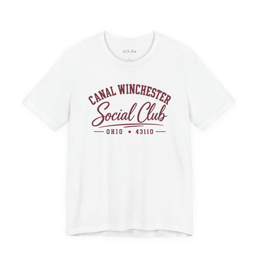 Canal Winchester Social Club Tee — Ohio 43110 Vintage Script T-Shirt