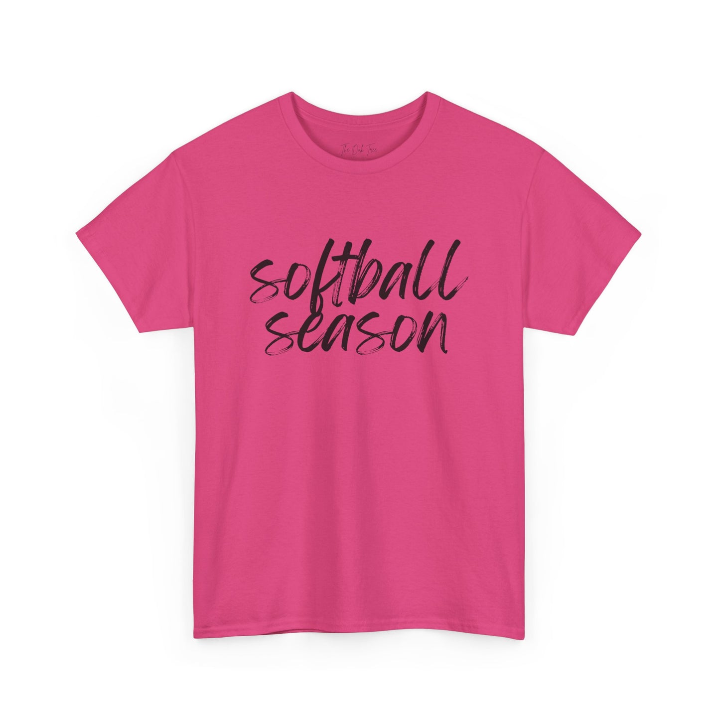 Softball Season- Black Text Tee