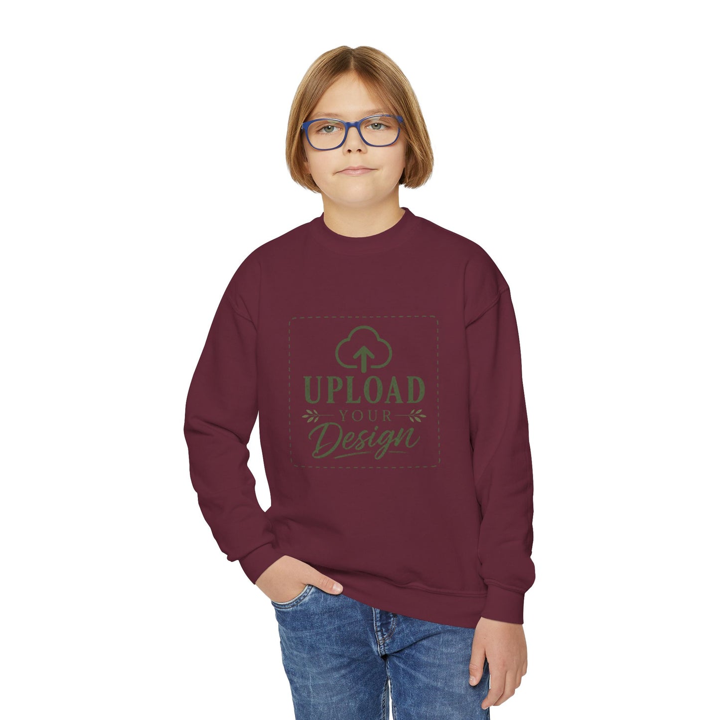 Custom Youth Sweatshirt – Upload Your Own Design