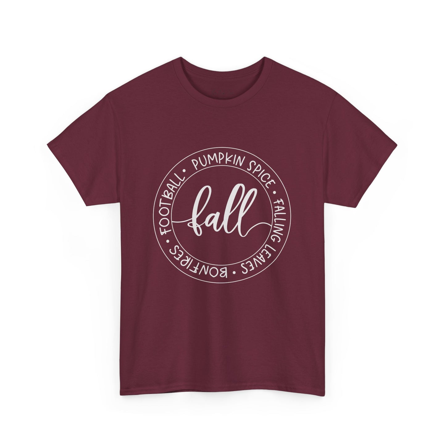 Fall Circle Unisex Heavy Cotton Tee