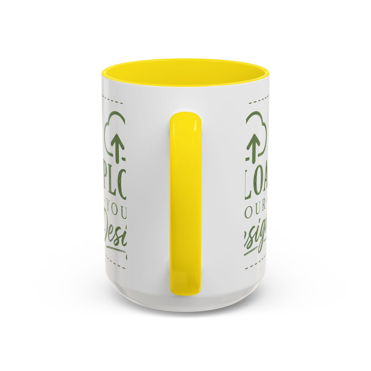 Custom Accent Coffee Mug – Custom Upload Design Ceramic Mug (11oz & 15oz)