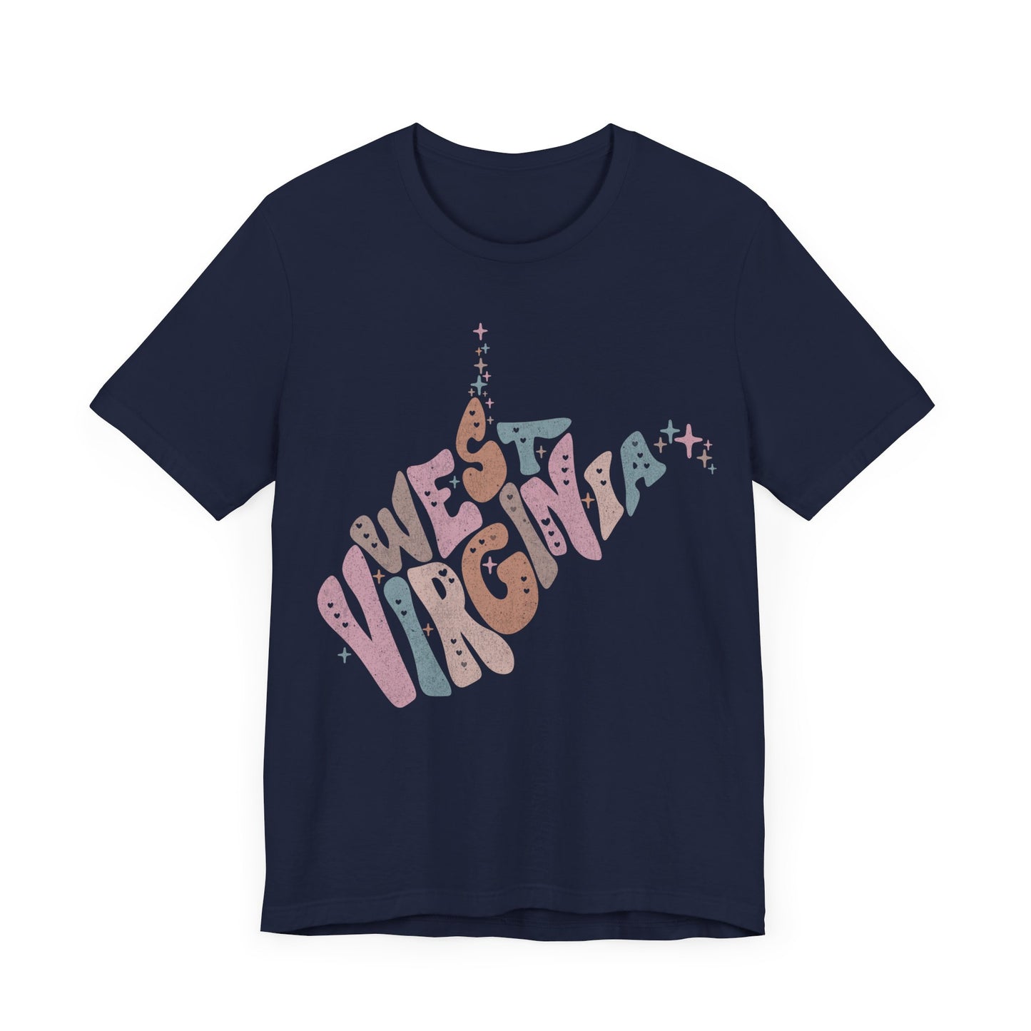 West Virginia State Tee Unisex Jersey Short Sleeve Tee