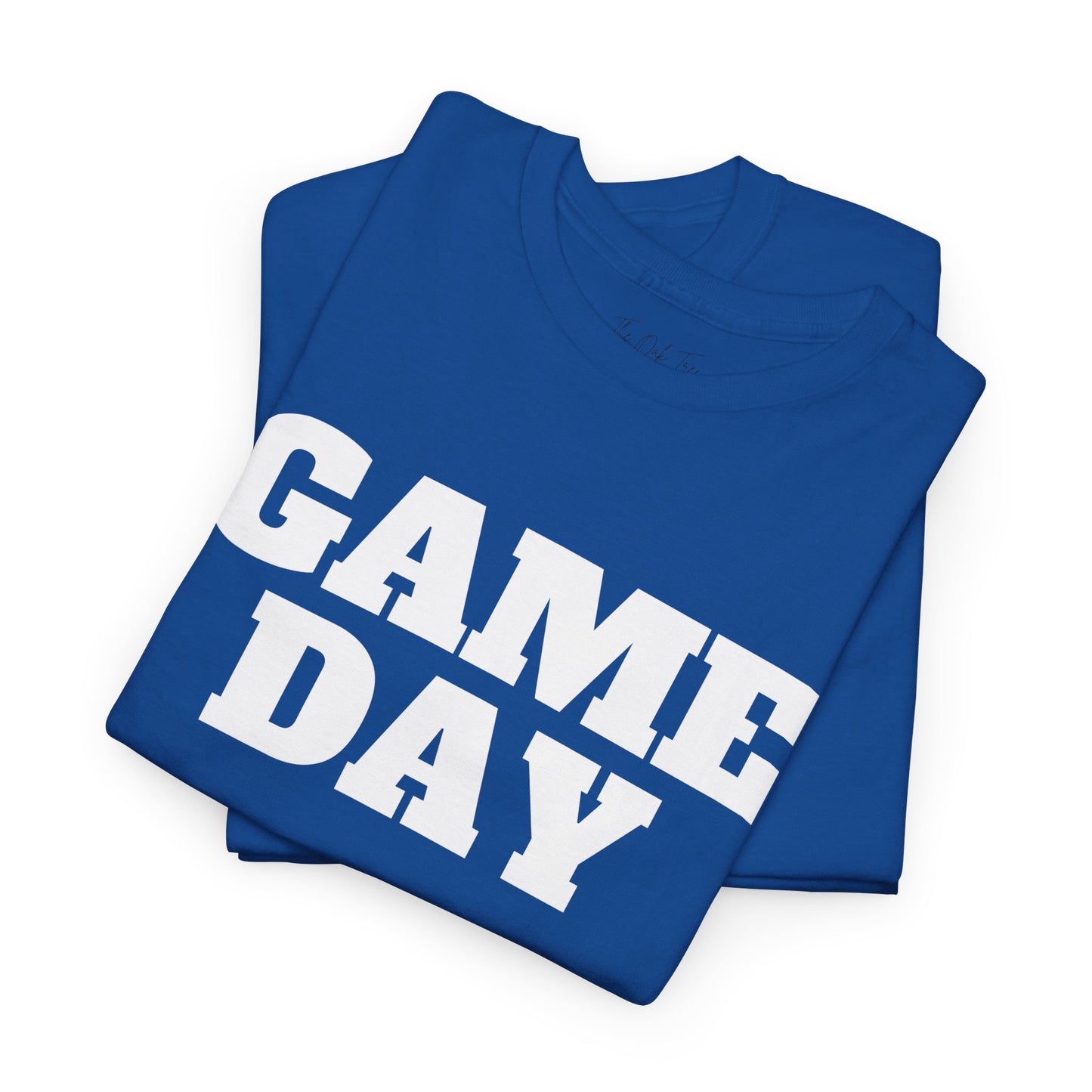 Game Day- White Text Tee