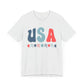USA Stars Unisex Jersey Short Sleeve Tee