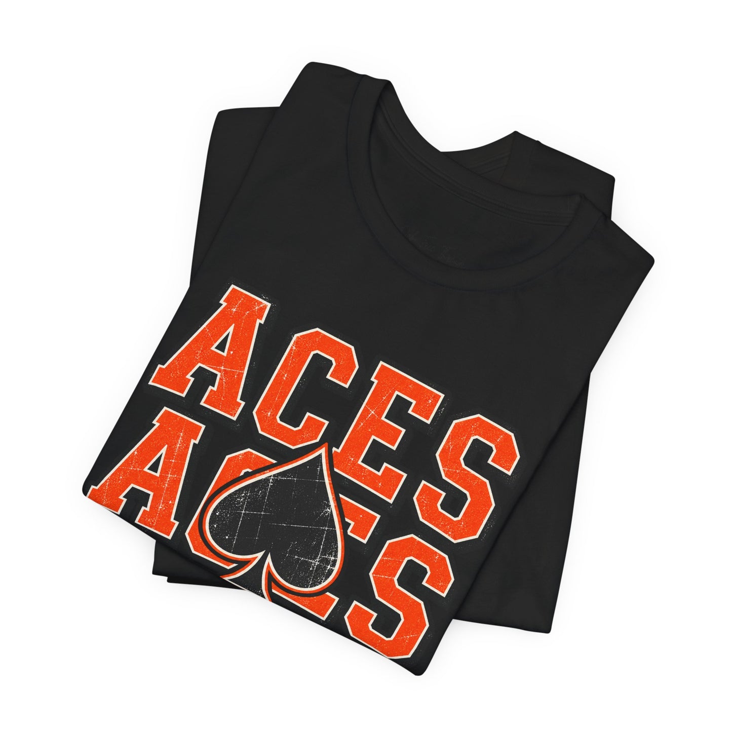 Amanda-Clearcreek Aces Stacked Adult Tee