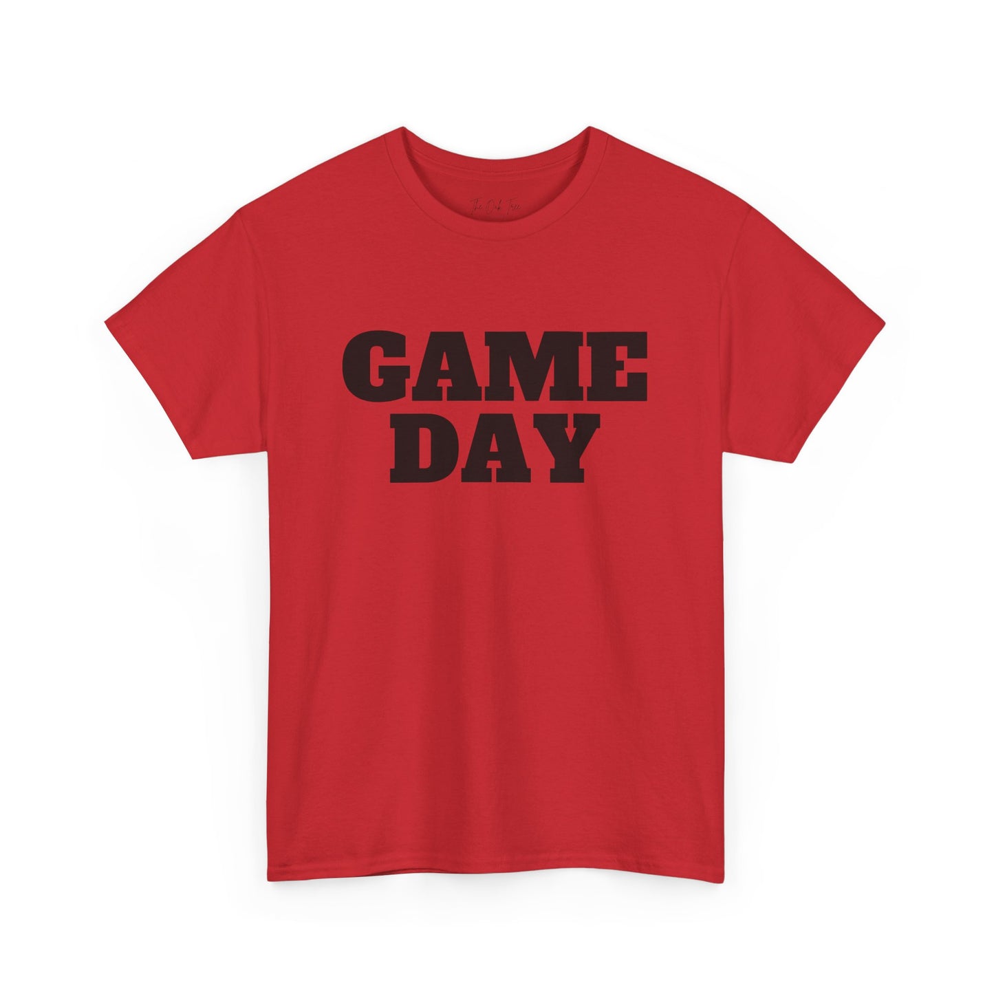 Game Day- Black Text Tee