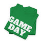 Game Day- White Text Tee