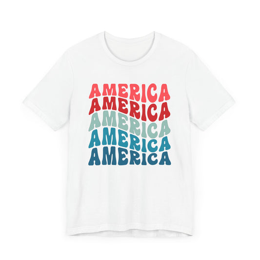 America x5 Unisex Jersey Short Sleeve Tee