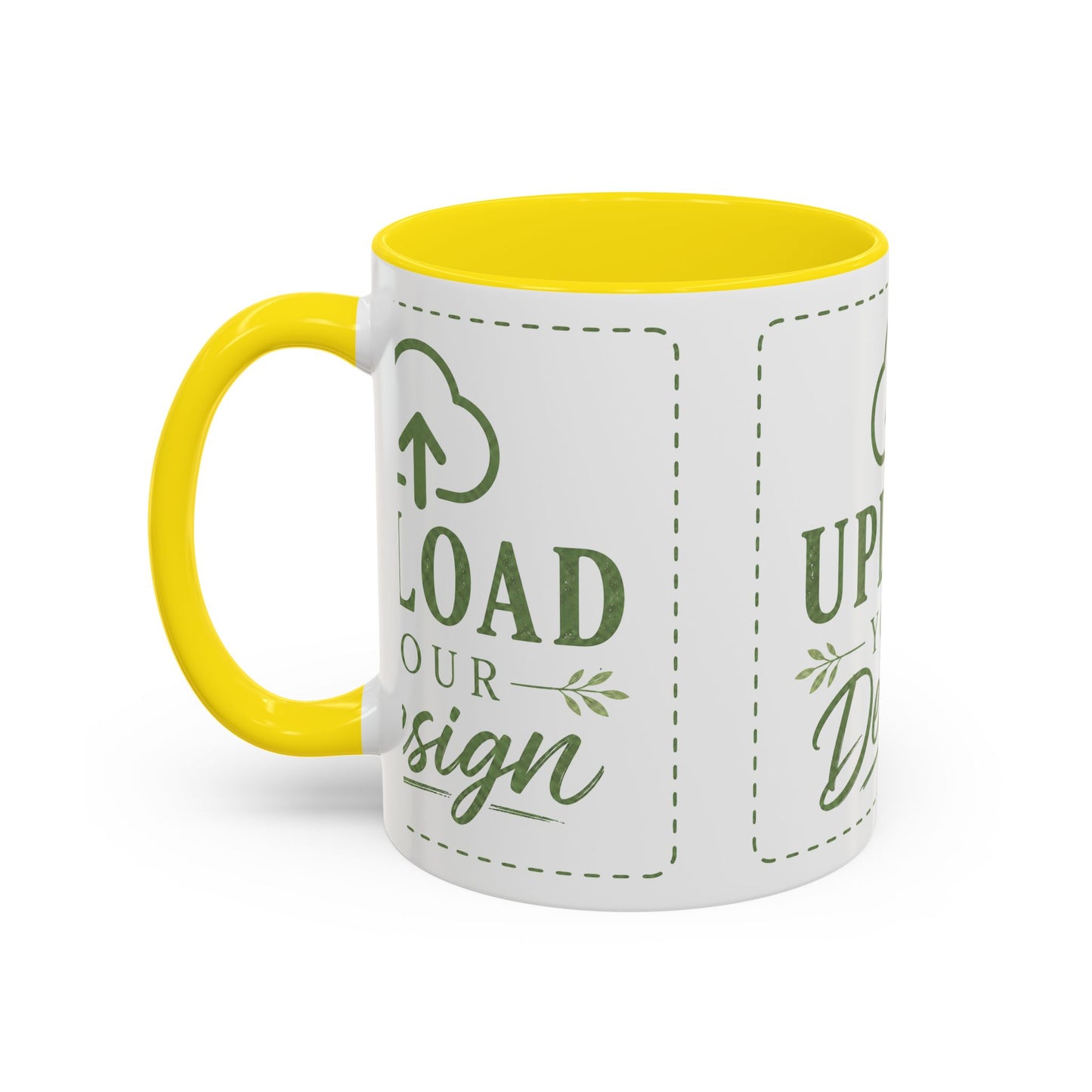 Custom Accent Coffee Mug – Custom Upload Design Ceramic Mug (11oz & 15oz)
