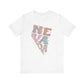 Nevada State Tee Unisex Jersey Short Sleeve Tee