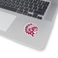 CW Indians Die-Cut Vinyl Sticker — Maroon CW Indians Logo
