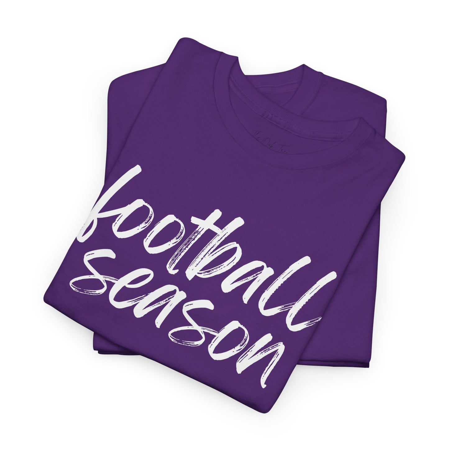Football Season- White Text Tee