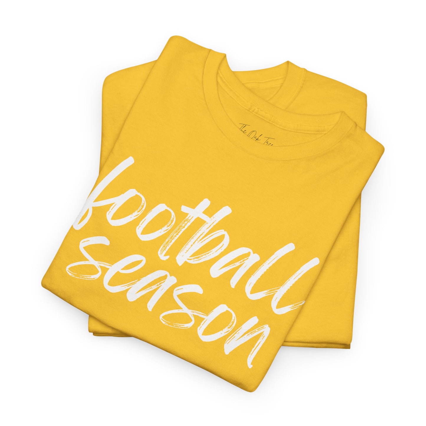 Football Season- White Text Tee