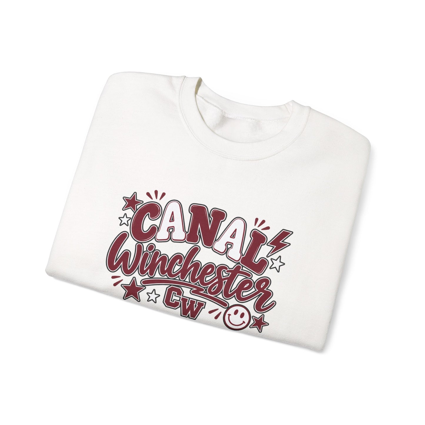 Crewneck Sweatshirt – 'Canal Winchester' Retro Script Pullover
