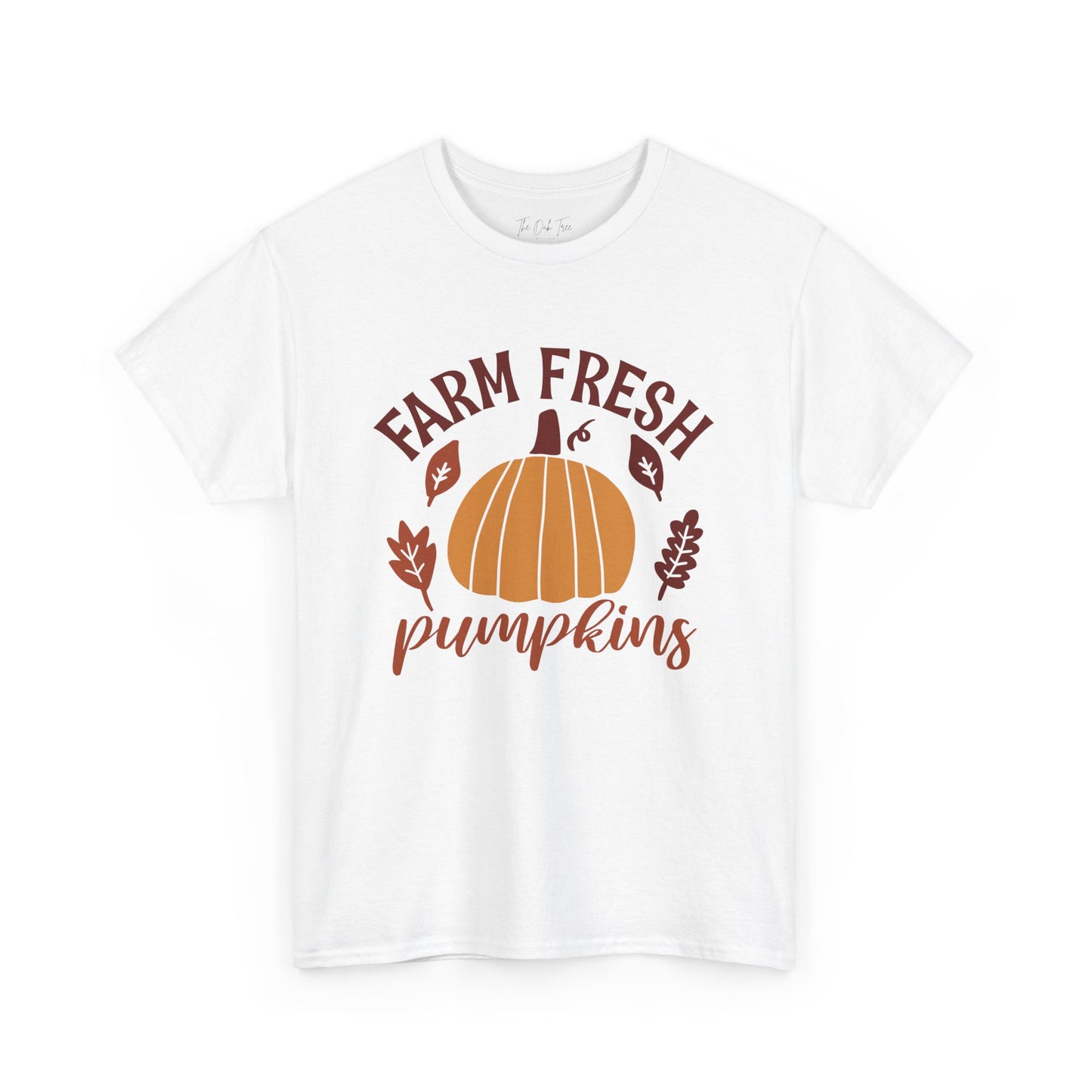 Farm Fresh Pumpkins Unisex Heavy Cotton Tee