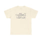 Softball Season- Grey Text Tee