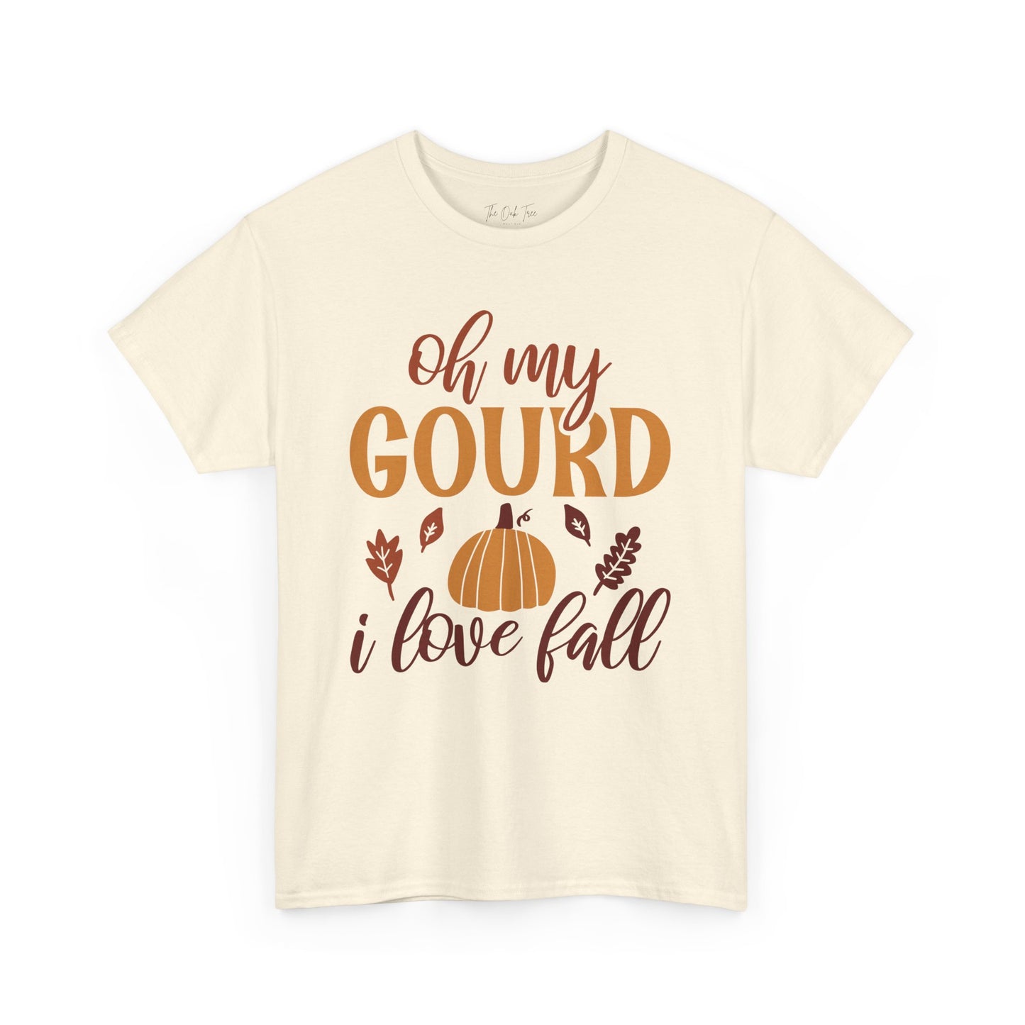Oh My Gourd I Love Fall Unisex Heavy Cotton Tee