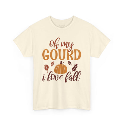 Oh My Gourd I Love Fall Unisex Heavy Cotton Tee