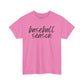Baseball Season- Black Text Tee