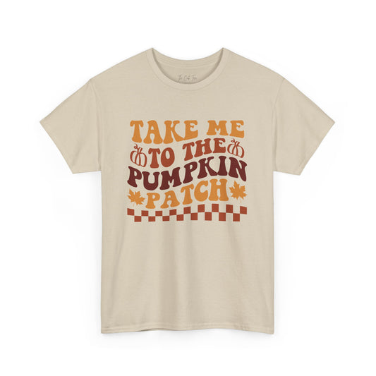 Take Me to the Pumpkin Patch Unisex Heavy Cotton Tee