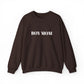 Embroidered Boy Mom Crewneck Sweatshirt — Mom Life Pullover
