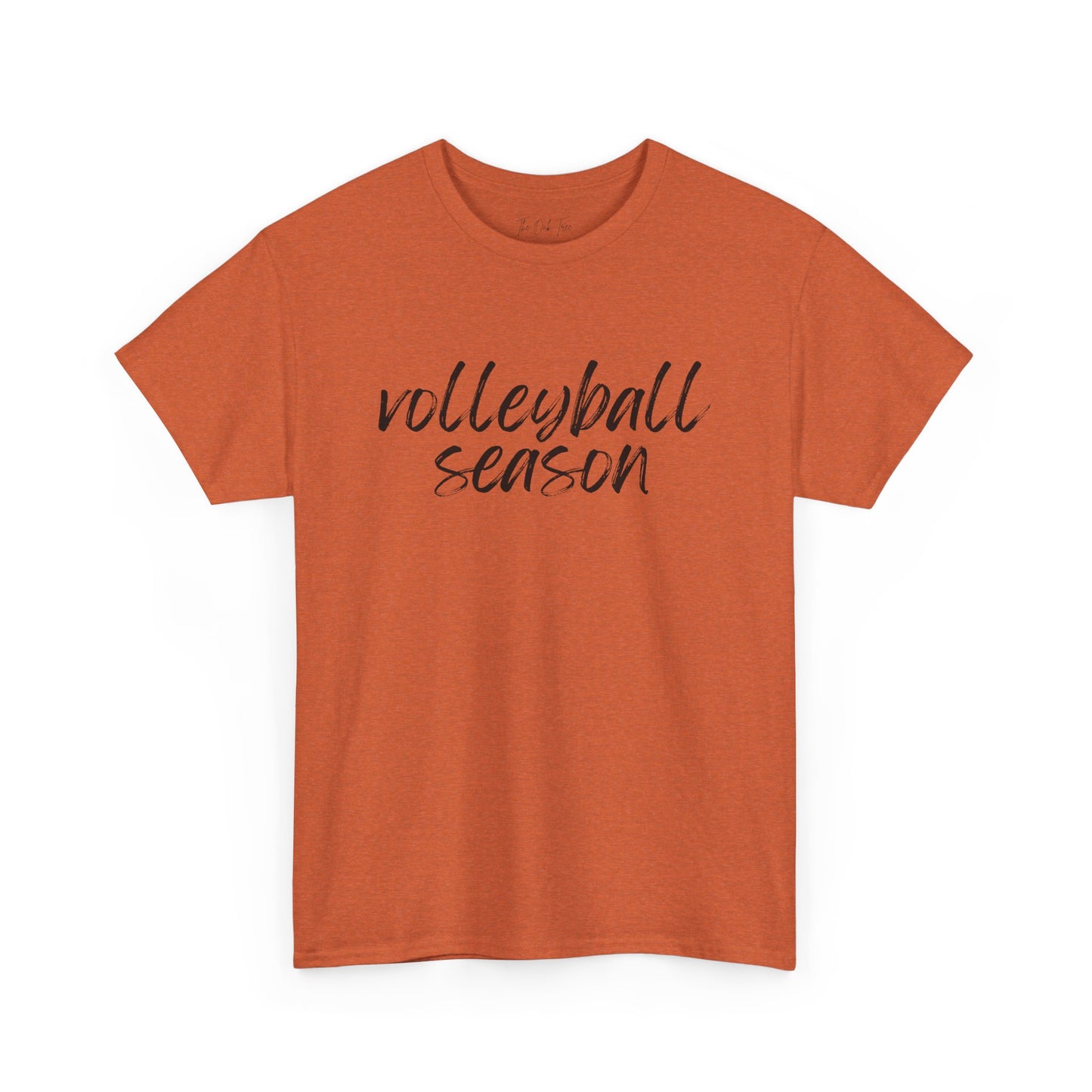 Volleyball Season- Black Text Tee