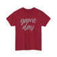 Game Day- Grey Text Script Tee