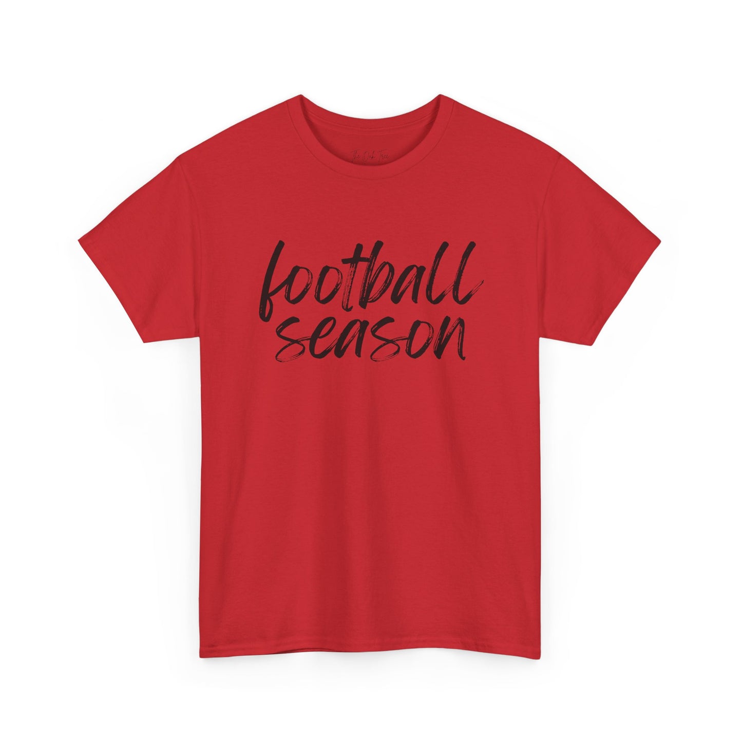 Football Season- Black Text Tee