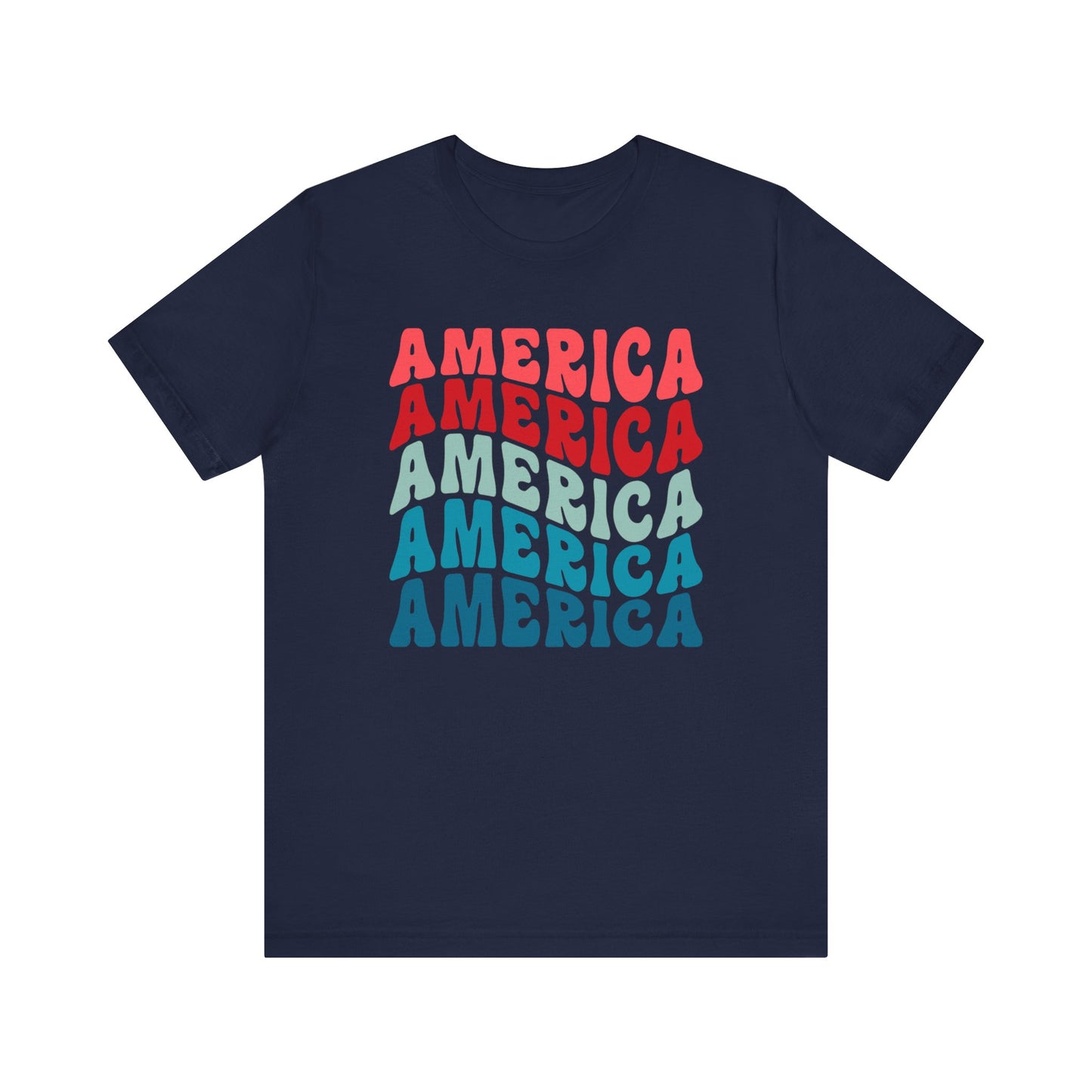 America x5 Unisex Jersey Short Sleeve Tee