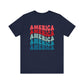 America x5 Unisex Jersey Short Sleeve Tee