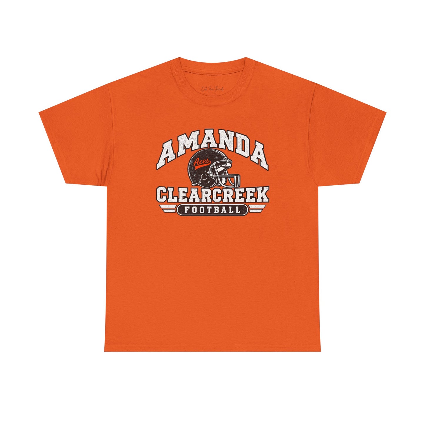 Amanda Cleargreek Football T-Shirt — Personalized Team Tee