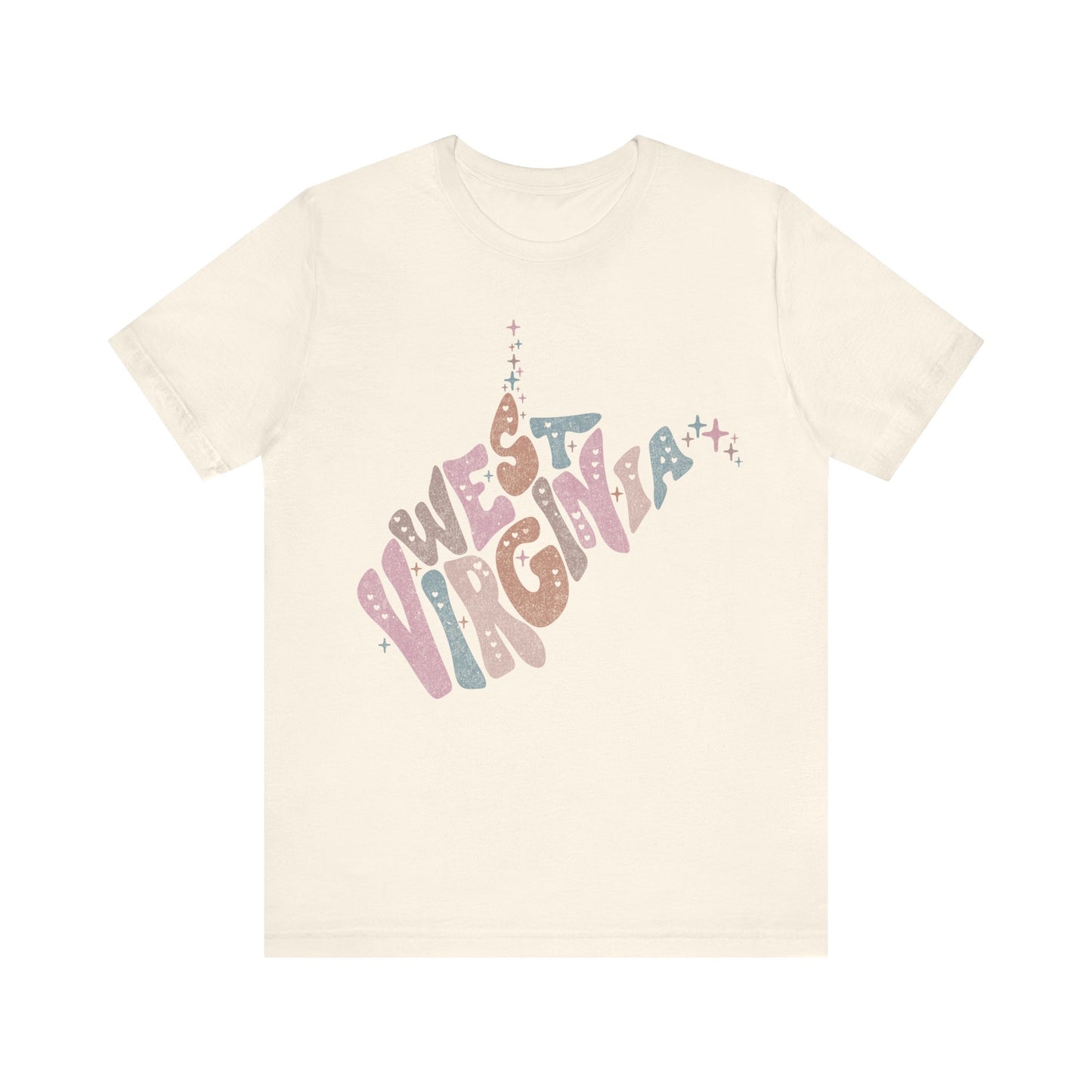 West Virginia State Tee Unisex Jersey Short Sleeve Tee