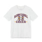 Bloom-Carroll Cheer T-Shirt — Purple & Gold Bow Spirit Tee