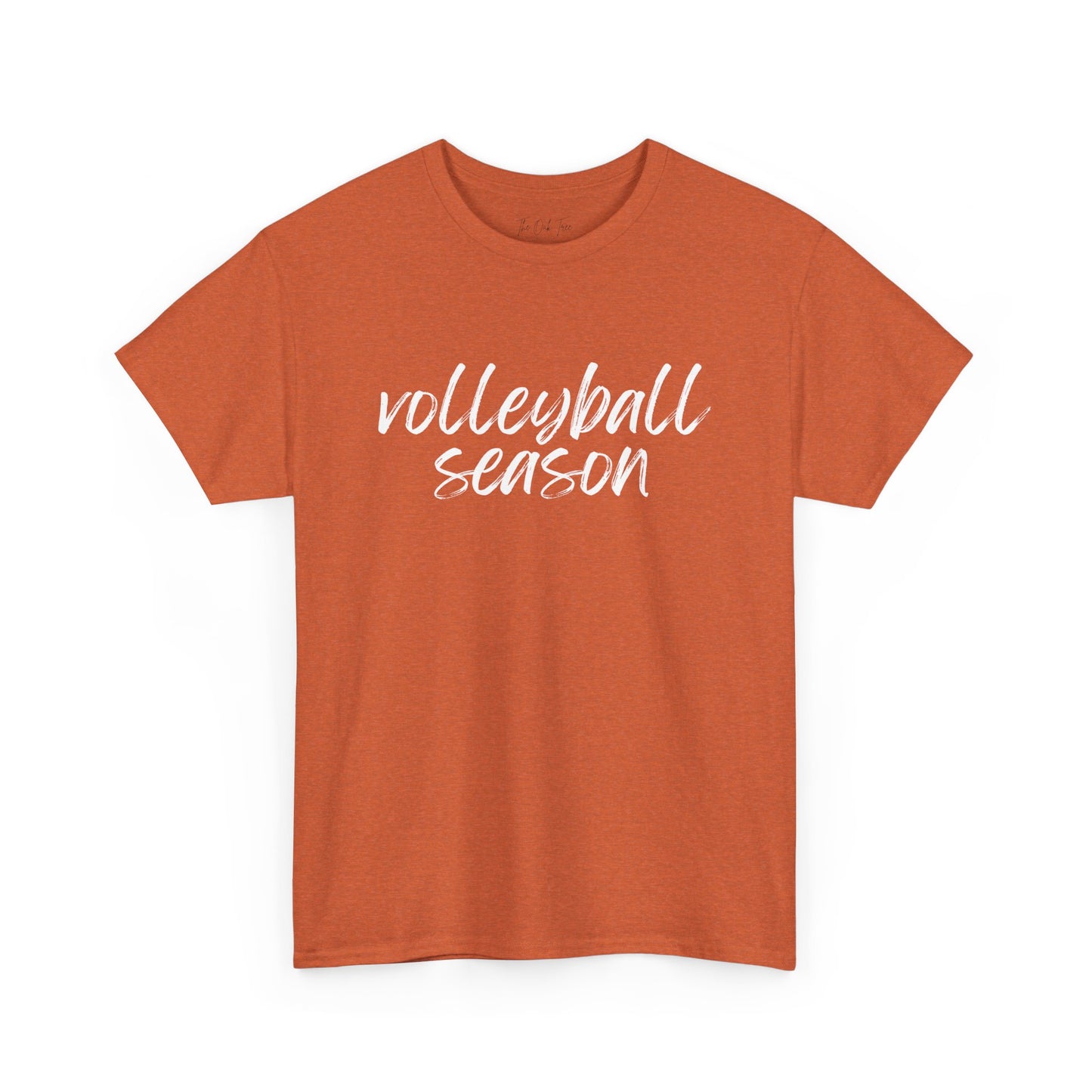 Volleyball Season- White Text Tee
