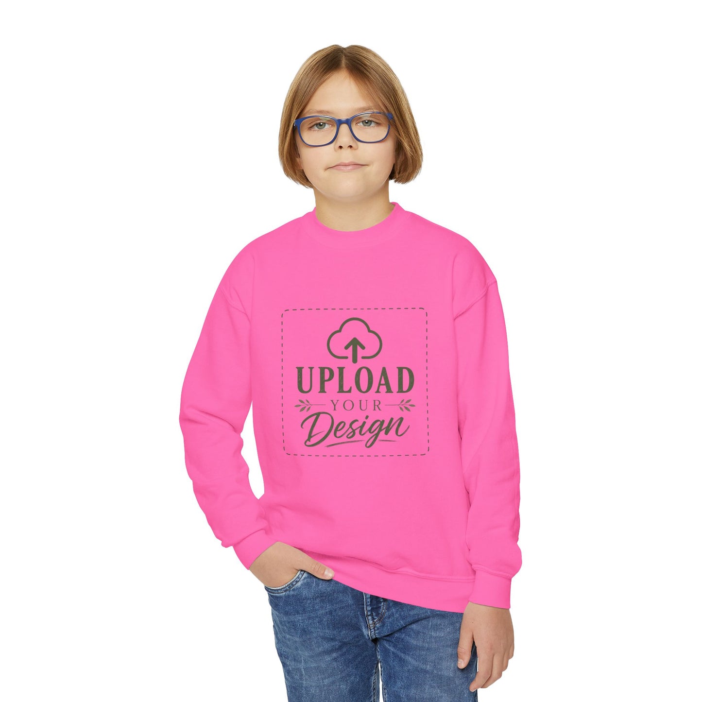Custom Youth Sweatshirt – Upload Your Own Design
