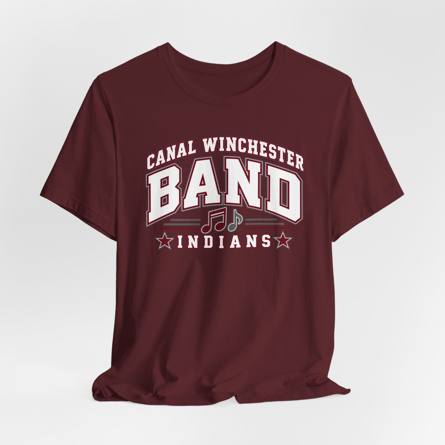 Canal Winchester Indians Band Bella+Canvas Tee