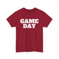Game Day- White Text Tee