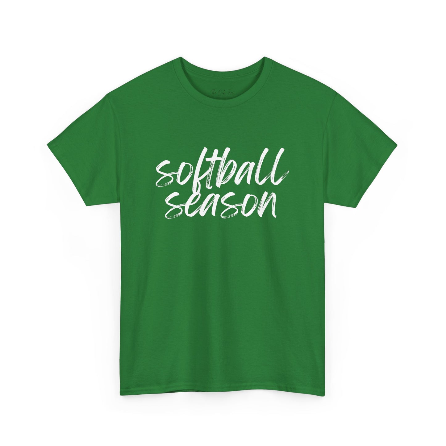 Softball Season- White Text Tee