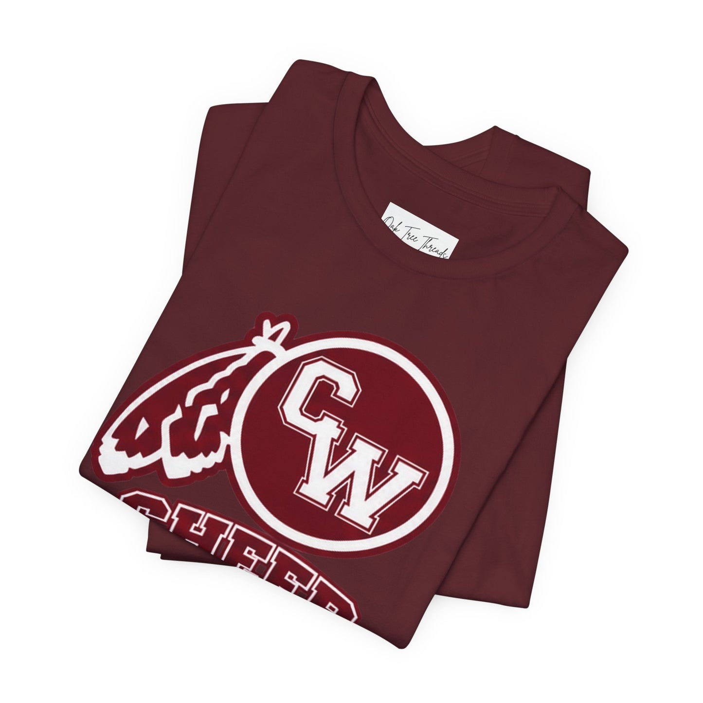 Cheer Coach T-Shirt – CW Mascot Vintage Pom Design