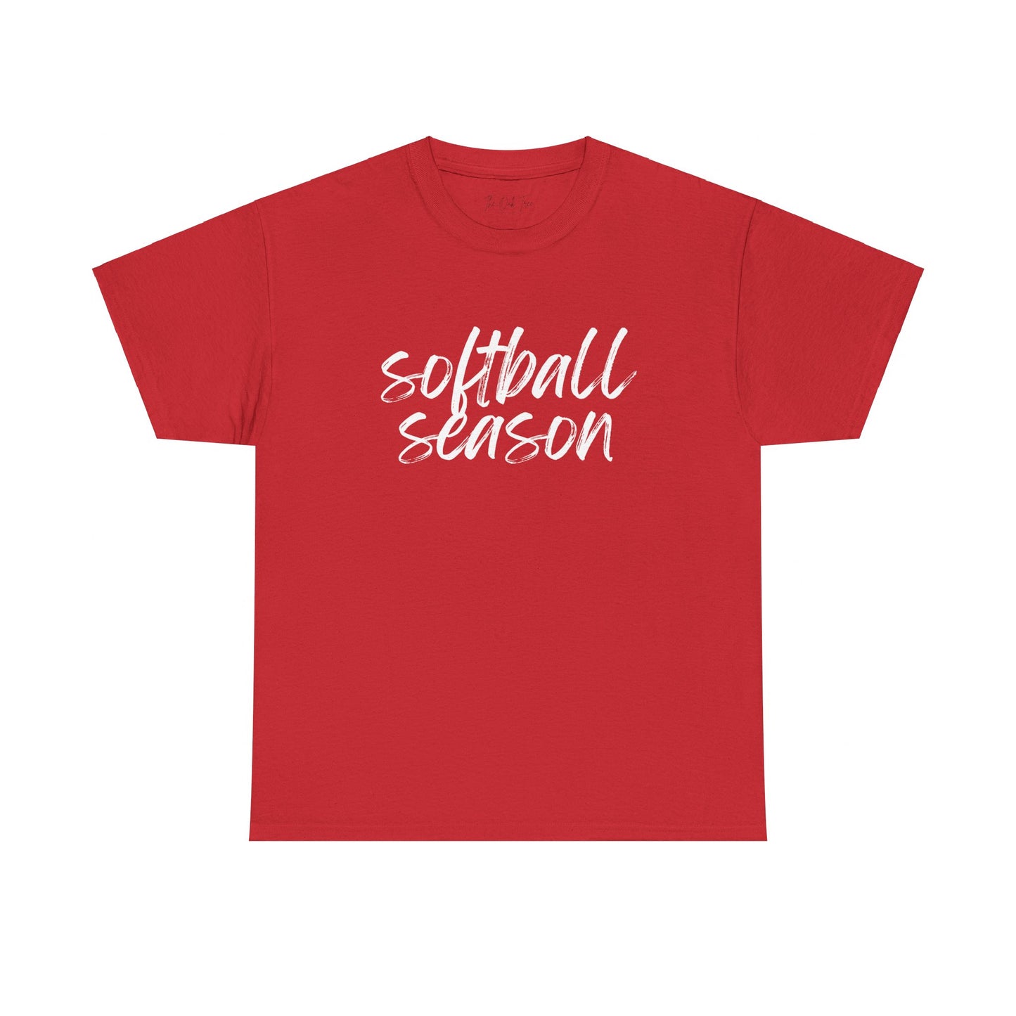 Softball Season- White Text Tee