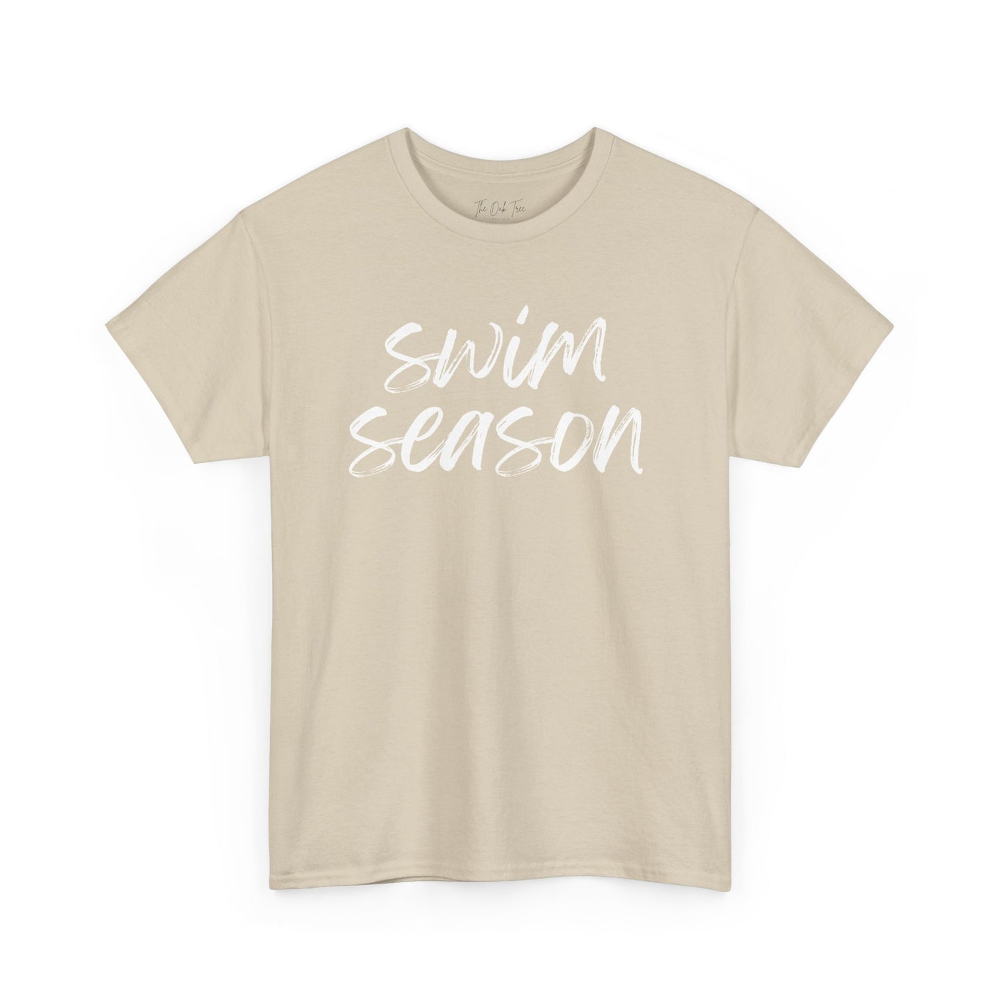Swim Season- White Text Tee