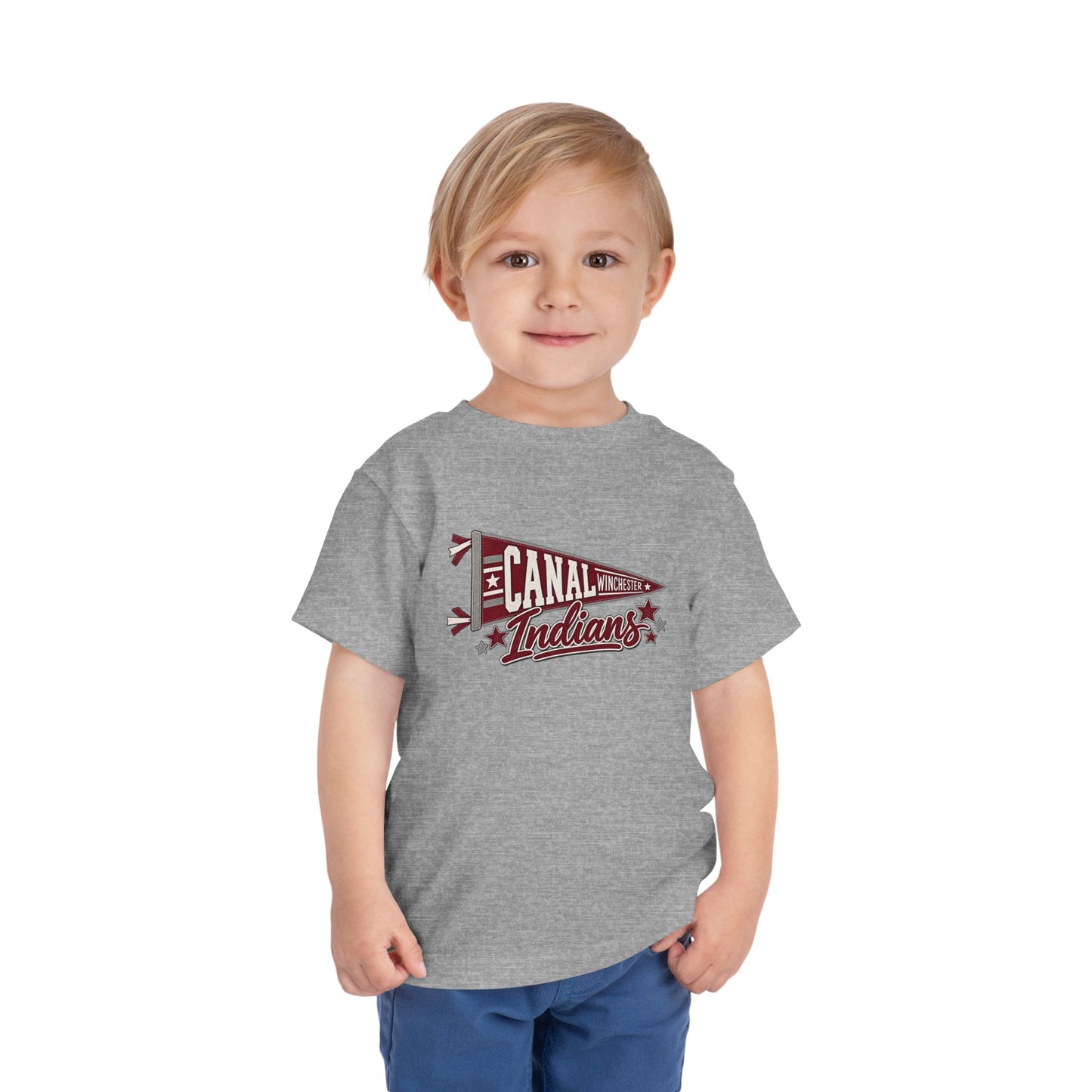Canal Indians Toddler Tee — Vintage Pennant Sports Shirt