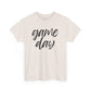 Game Day- Black Text Script Tee