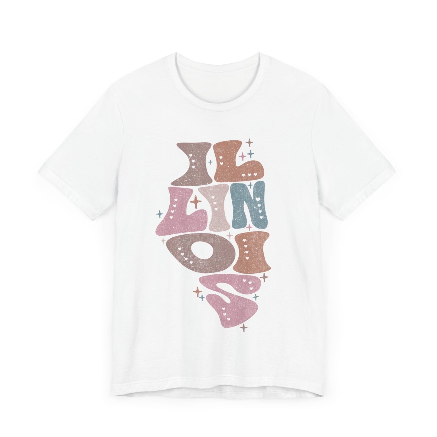 Illinois State Tee Unisex Jersey Short Sleeve Tee