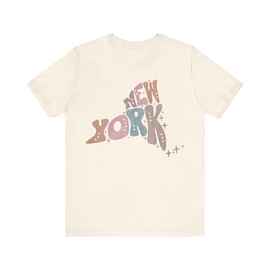 New York State Tee Unisex Jersey Short Sleeve Tee