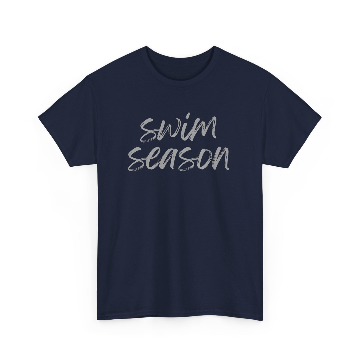 Swim Season- Grey Text Tee