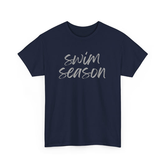 Swim Season- Grey Text Tee